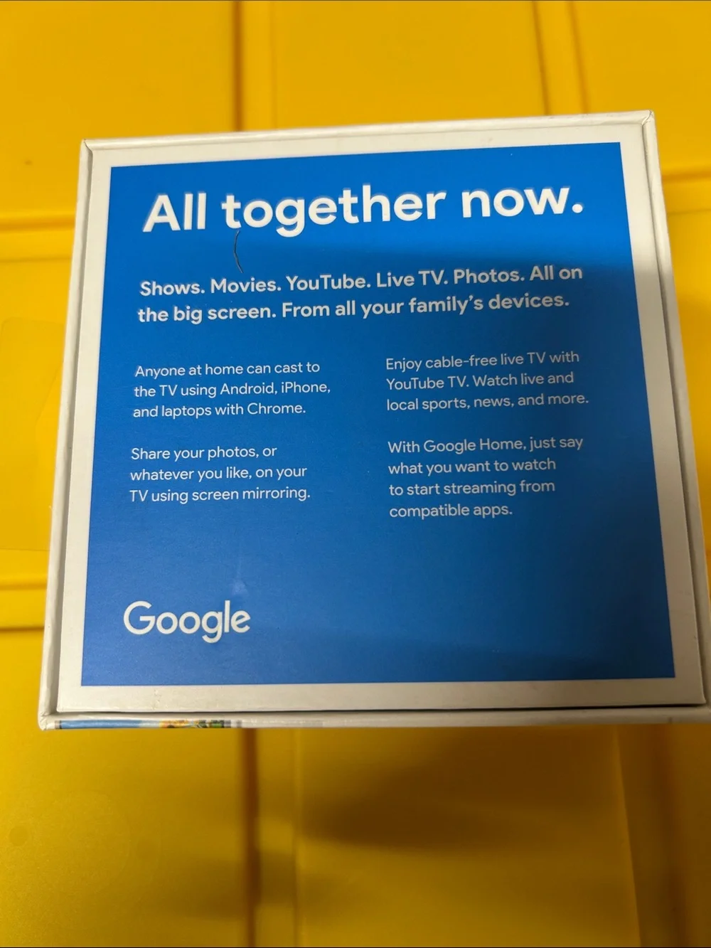Google Chromecast Charcoal Gray Streaming Dongle